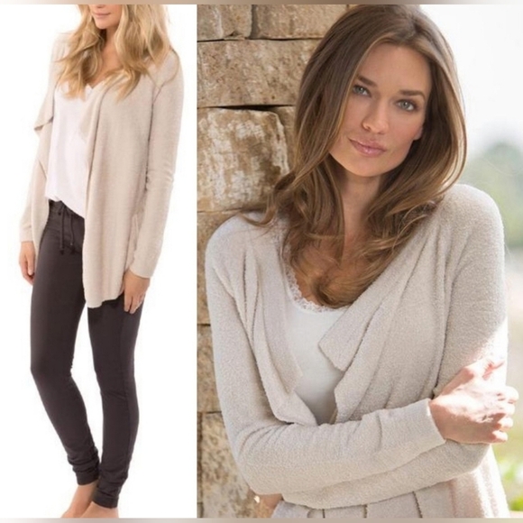 Barefoot Dreams Jackets & Blazers - NWT BAREFOOT DREAMS Chic Lite Calypso Wrap Stone size 3X